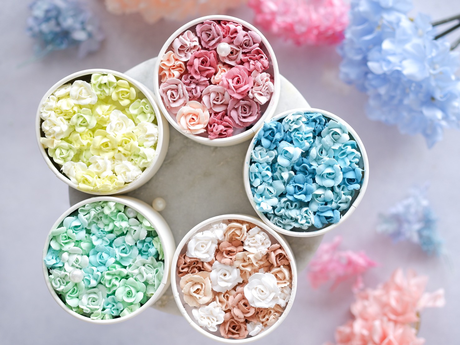 クレイのお花画像